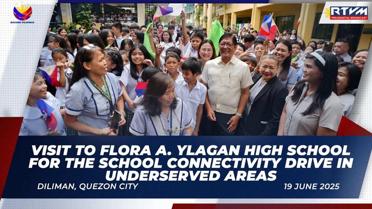 Visit to Flora A. Ylagan High School for the School Connectivity Drive in Underserved Areas