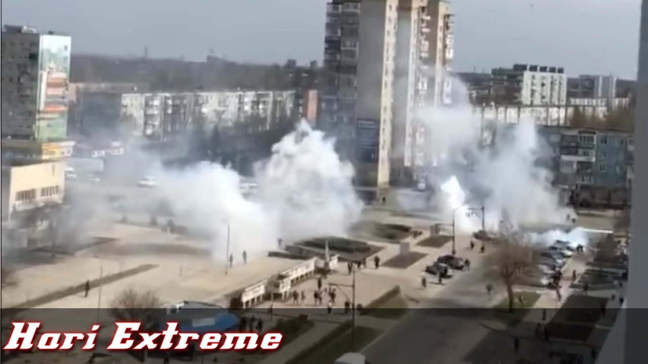 Ukraine vs Russia: Fighting at Enerhodar City Nuclear Power Plant Center