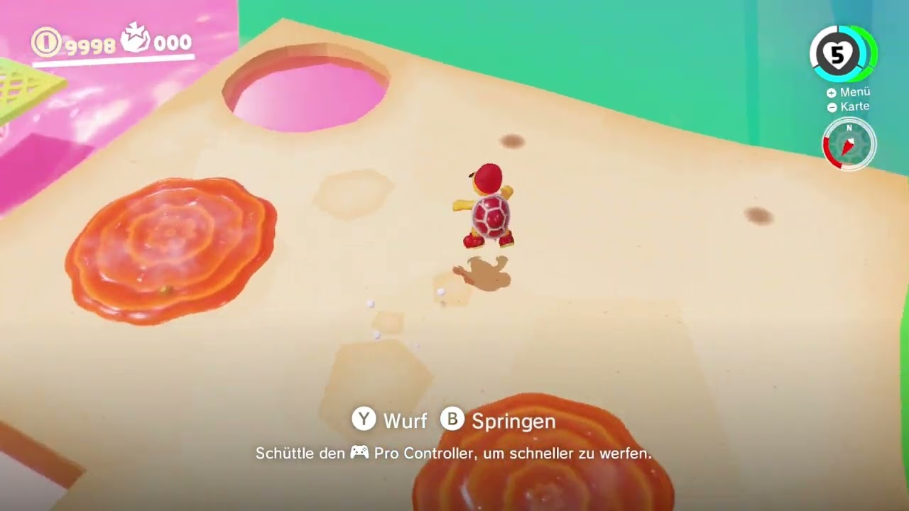 Erkl&auml;rung f&uuml;r die Hinweiskunst in Mario Odessey