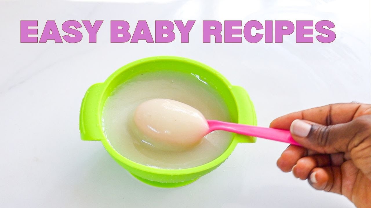 BABY FOOD | How To Make Purees To Make Your Baby Healthy