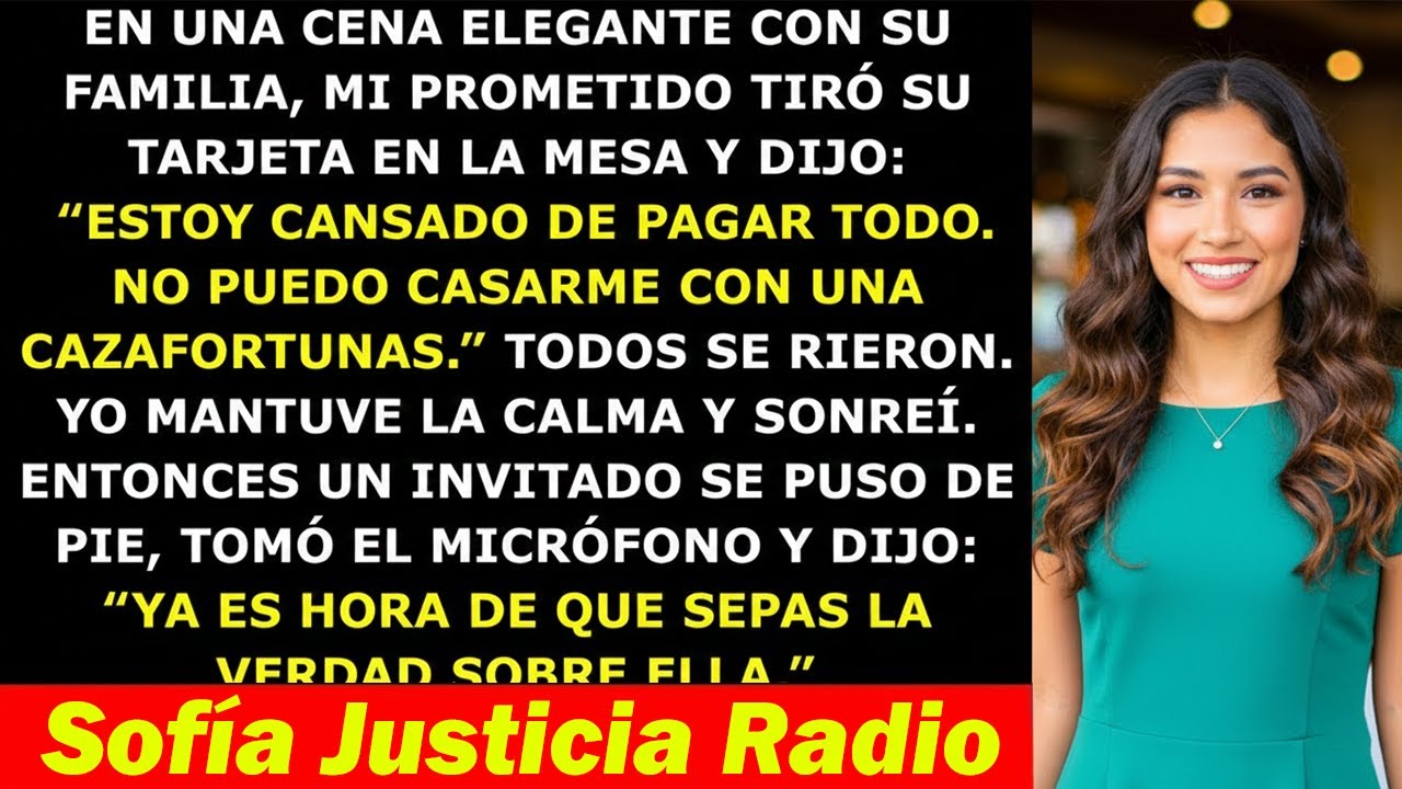 Mi Prometido Me Llamó Cazafortunas Durante La Cena — Pero No Sabía Que Había Invitado A Mi Jefe