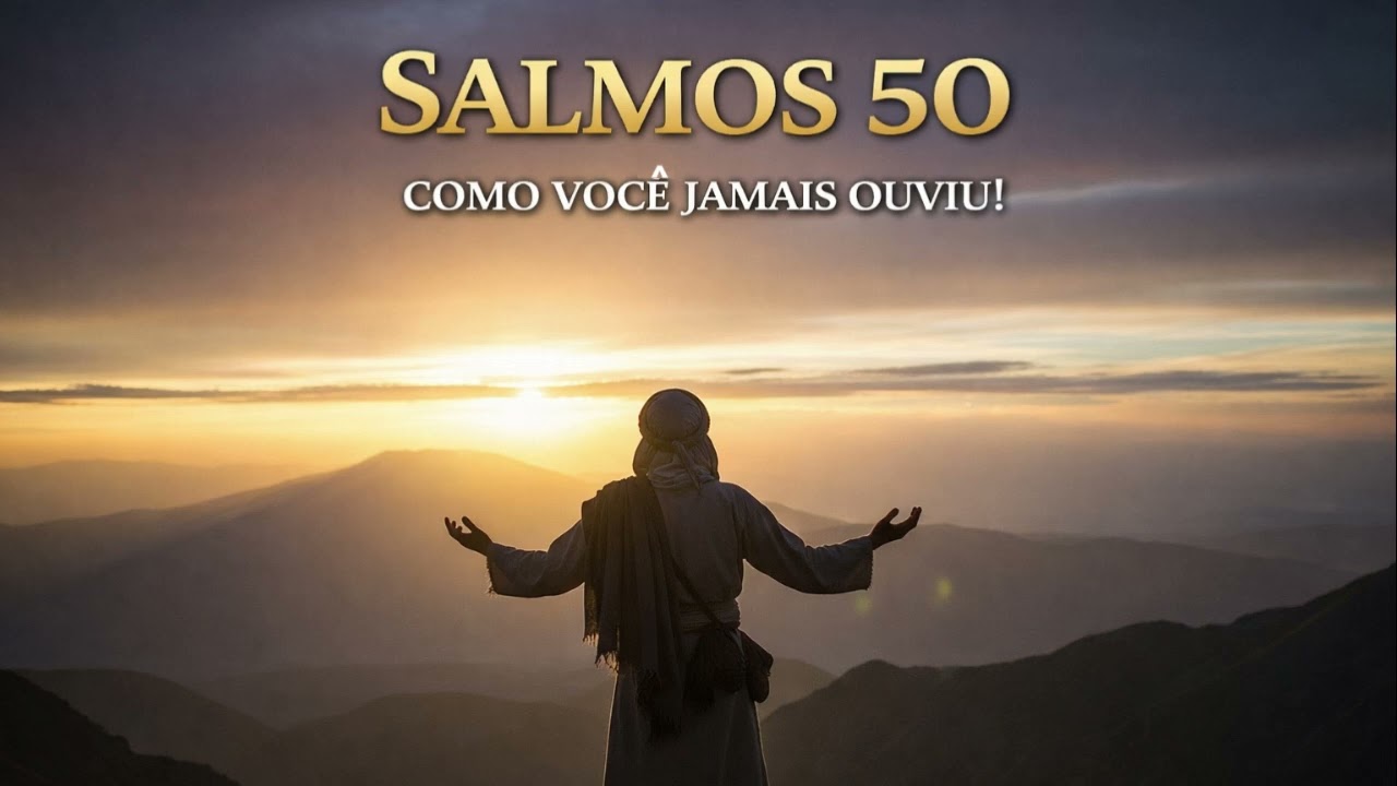 SALMOS 50  - COMO VOCÊ JAMAIS OUVIU! #salmos #louvores