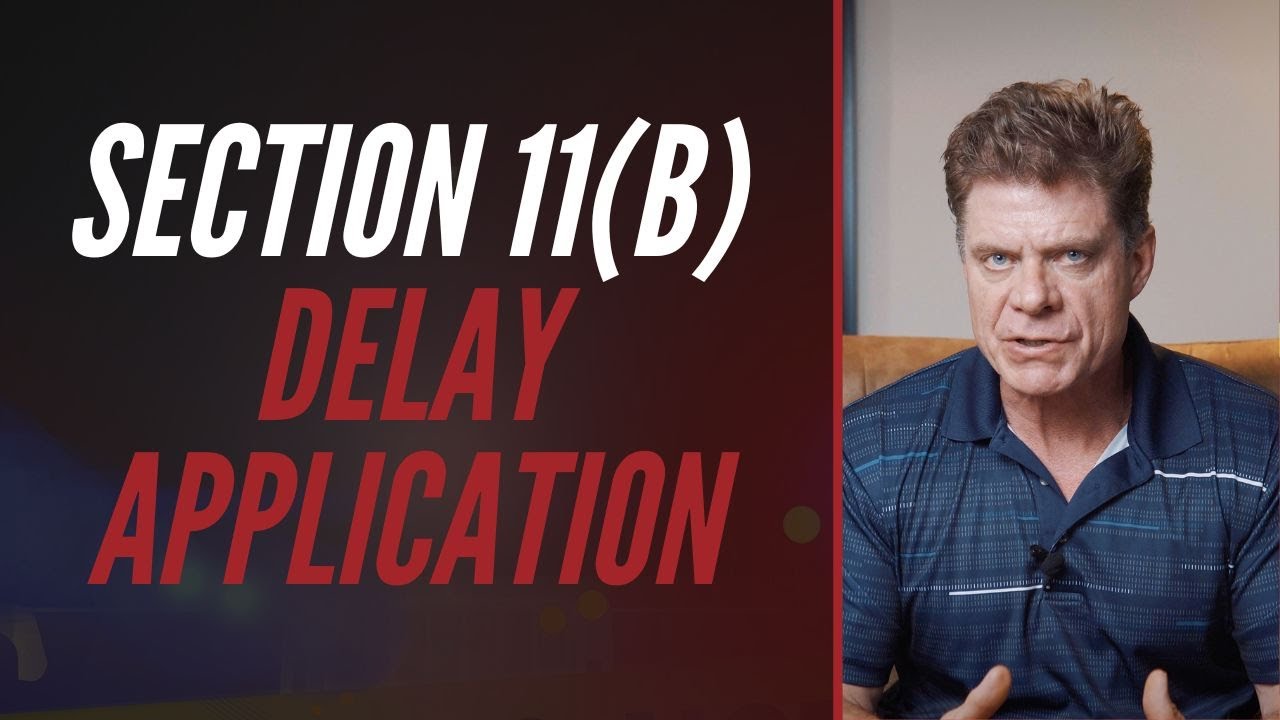 SECTION 11(B) DELAY APPLICATION