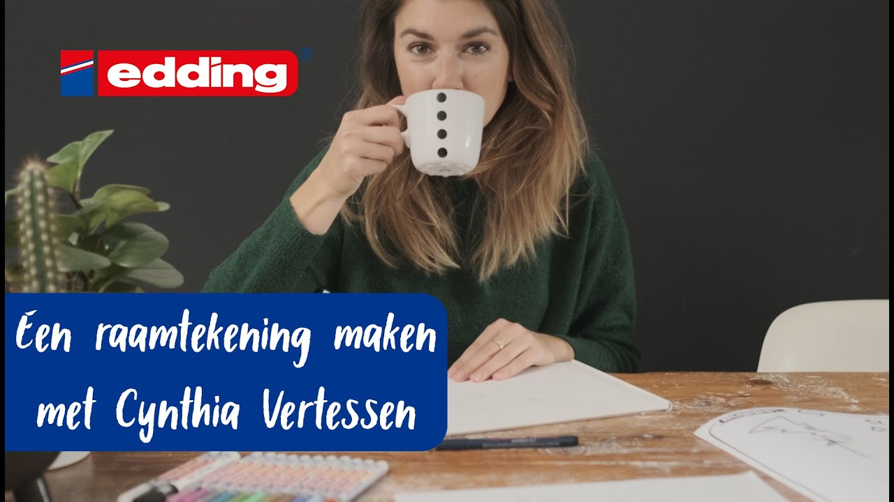 Een raamtekening maken met Cynthia Vertessen