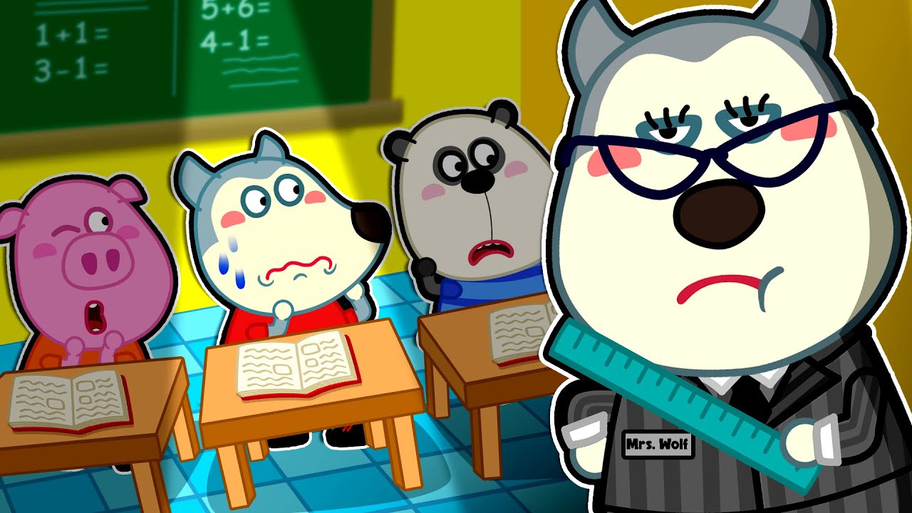 Familia Wolfoo Español | ¡CUANDO TU MADRE ES MAESTRA! 👩‍🏫😈 - Dibujos Animados Educativos