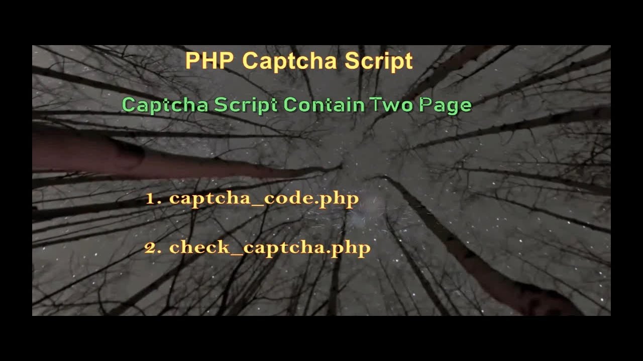 PHP Captcha Code