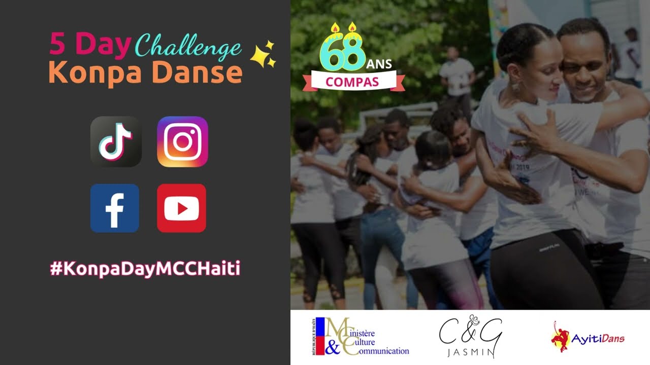 5-Day Challenge Konpa Dance - To celebrate the 68th anniversary of Konpa : HAVE FUN !
