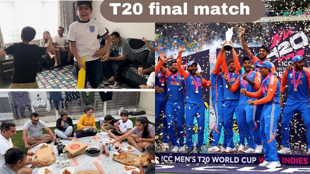 T20 Cricket World Cup Final Match | Jeet Gaya India | Dosto Ke Sath Pizza Party!