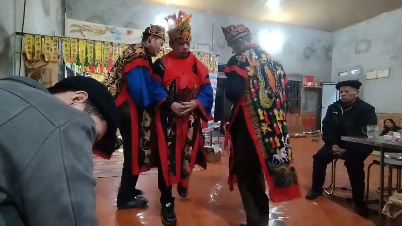 Sêu trong lễ cấp sắc người nùng lạng sơn@Vanhoadantocnung 