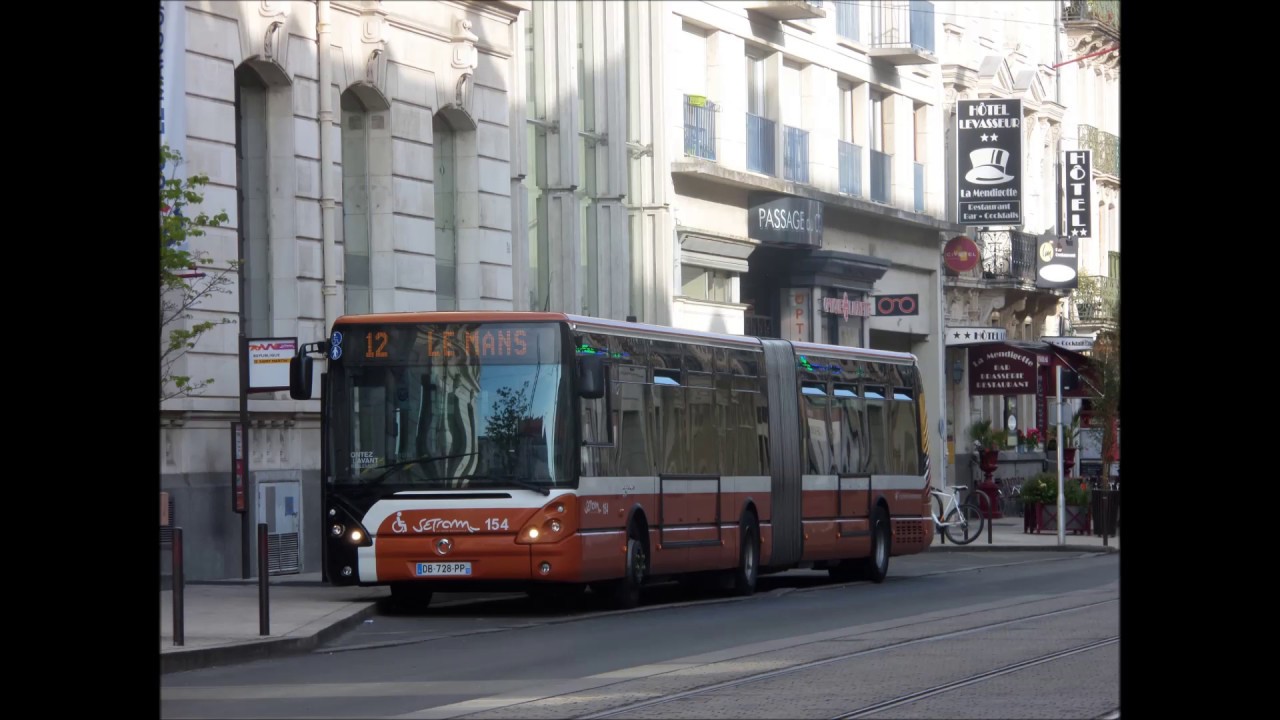 Son de l'Irisbus Citelis 18 n°154 - Réseau SETRAM (Le Mans)
