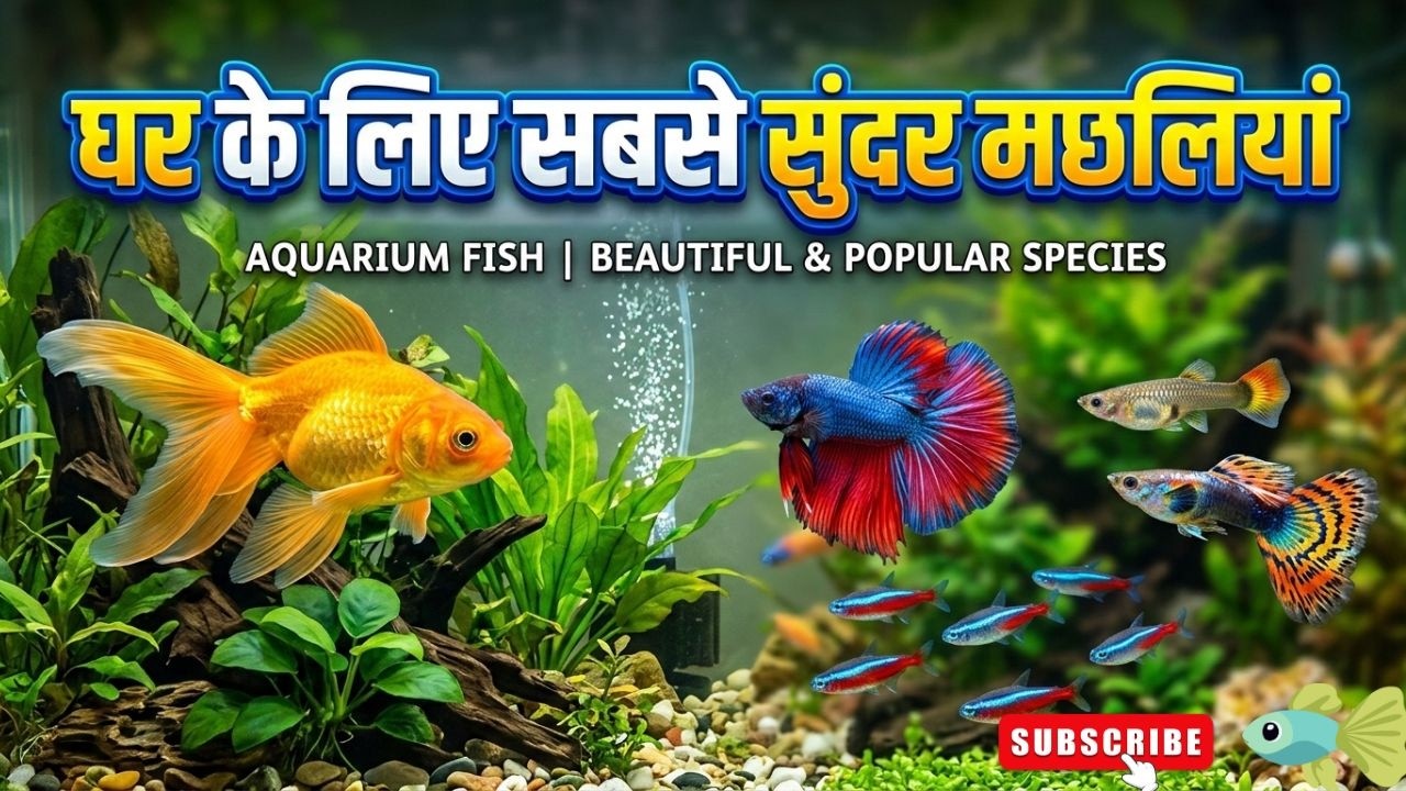  Top 10 Most Beautiful Fishes for Home Aquarium | घर के लिए सबसे सुंदर मछलियां 