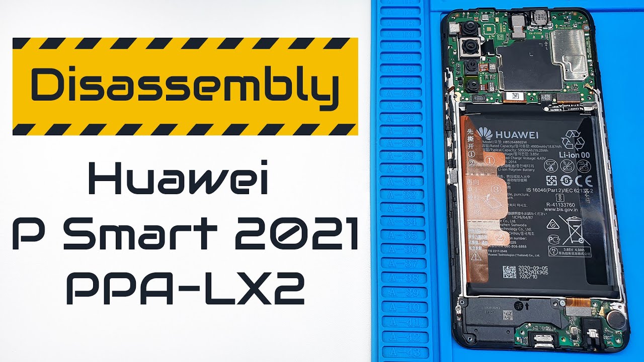 Huawei P Smart 2021 (PPA-LX2) Teardown / Disassembly