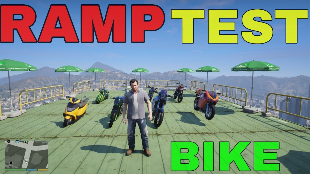 GTA 5 RAMP TEST BIKE PART 1 CAN PASSS..