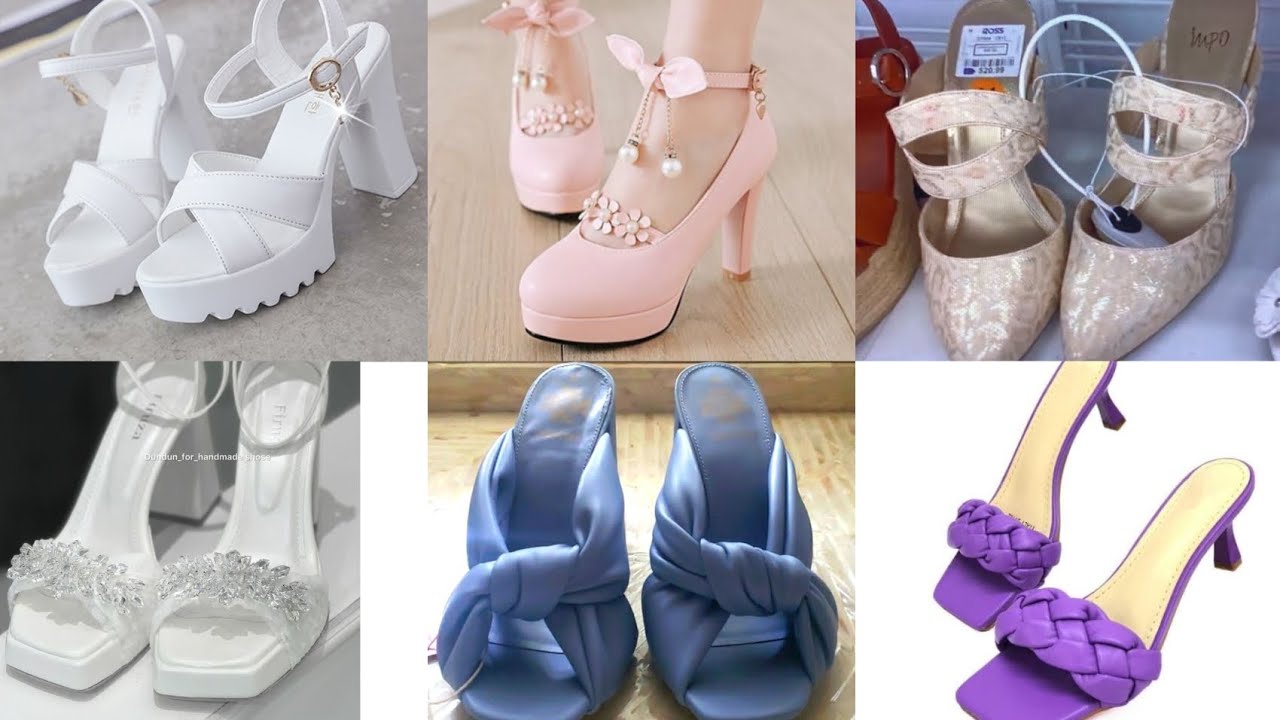 Most beautiful daily wear sandals heels design footwear design for women stylish latest design 