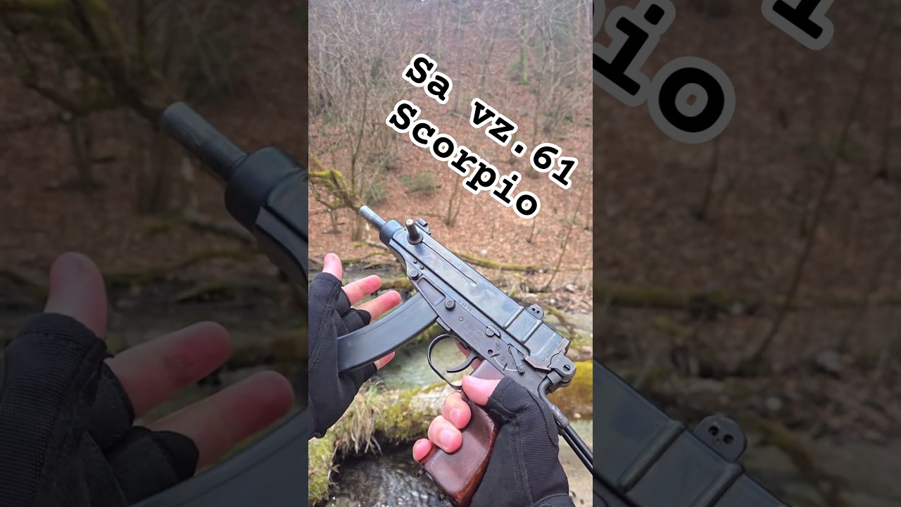 Sa vz61 Scorpio #shorts #foryou #stalker2 #airsoft #hunting #gaming #fps #pov #gun #cz #nature #asmr