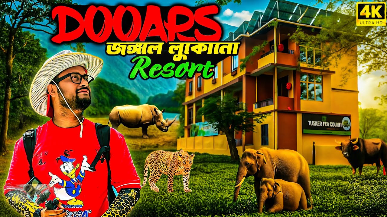 এই জায়গাটা সত্যি আছে? Dooars Jungle Resort Tour | Dooars tour plan 2025 | Tusker Tea County
