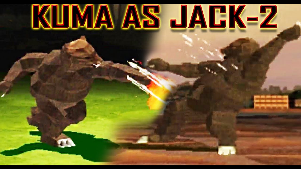 [TAS] Геймплей за Куму с приемами Джека-2 — Tekken 2 (аркадная версия) (по запросу)