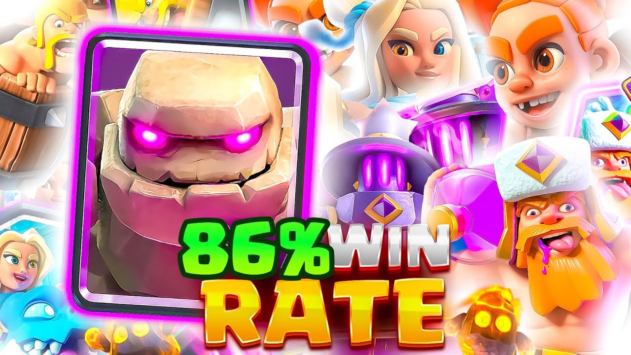 86% WIN RATE! The MOST SKILLFUL GOLEM Deck of 2026 — INSANE Top-Ladder Wins
