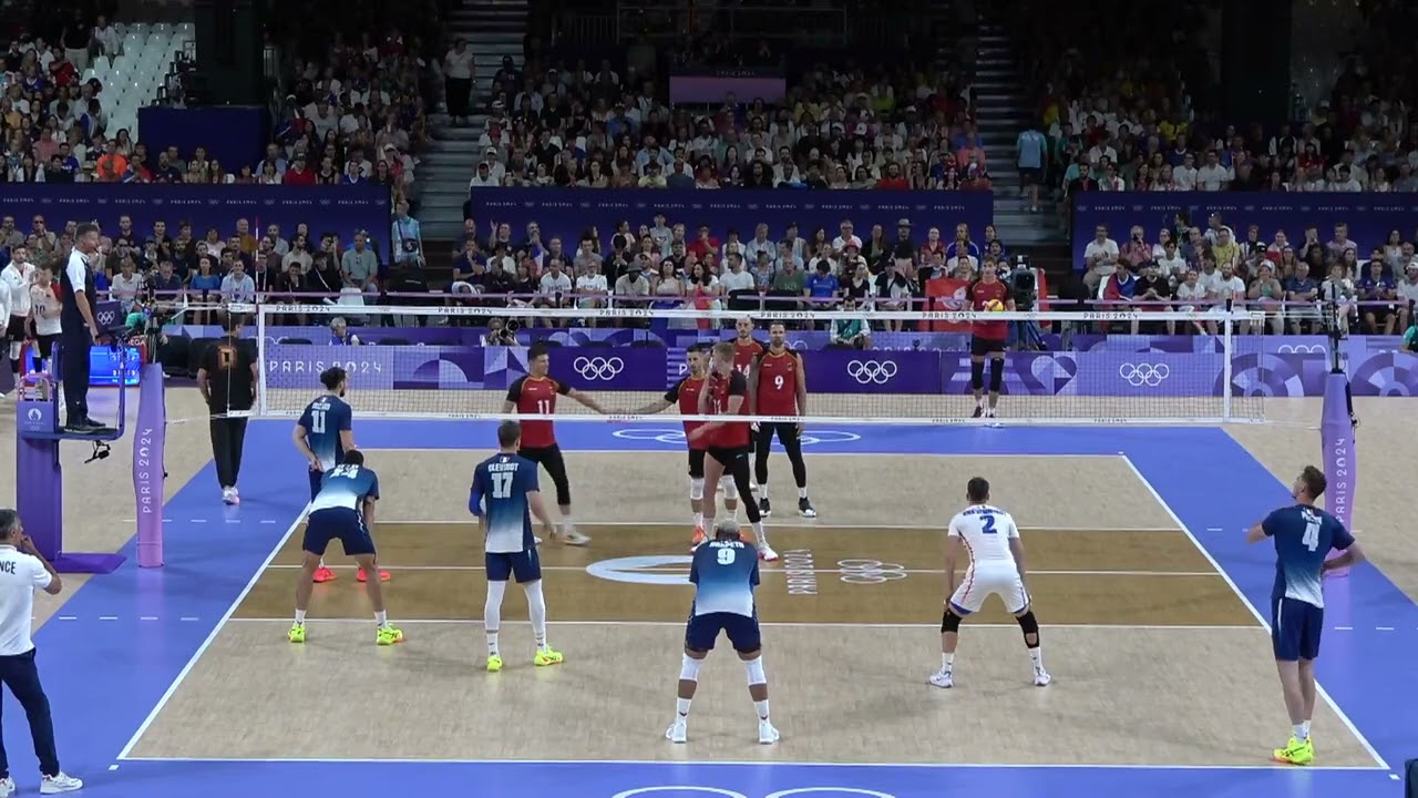 France vs Germany Men's Volleyball 2024