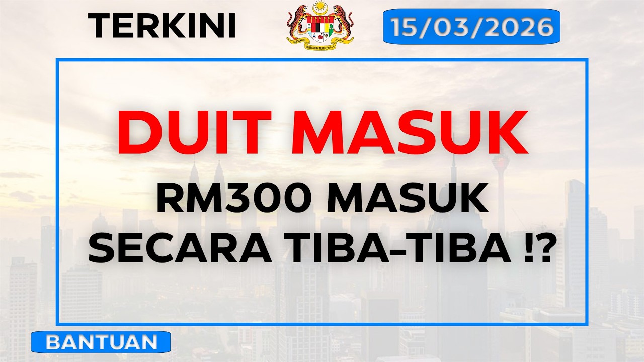 BAYARAN MASUK! Penjelasan Tunggakan SARA RM300 Dalam MyKad Hari Ini
