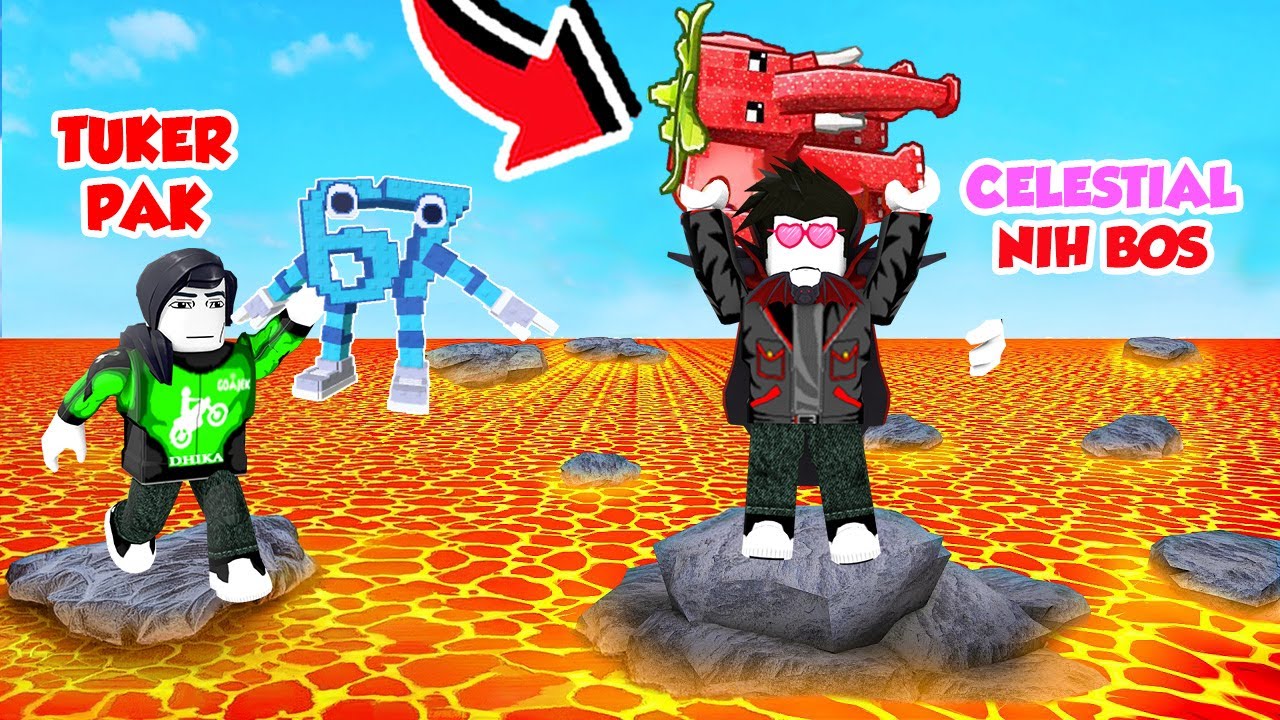 KITA MANJAT UNTUK KABUR DARI LAVA DAN DAPETIN BRAINROT TERLANGKA!!!