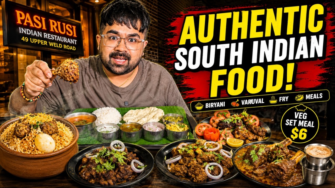 $6 Veg Set Meal, Maan Kari and Suvarotti Special! | Tamil Food Explorer Ep.90 | Pasi Rusi