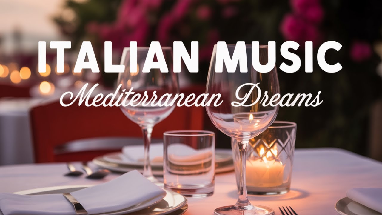 🎶 Italian Vibes & Mediterranean Music 🎶 Chillout Ambience Amalfi Coast & Lake Como 4K Escape