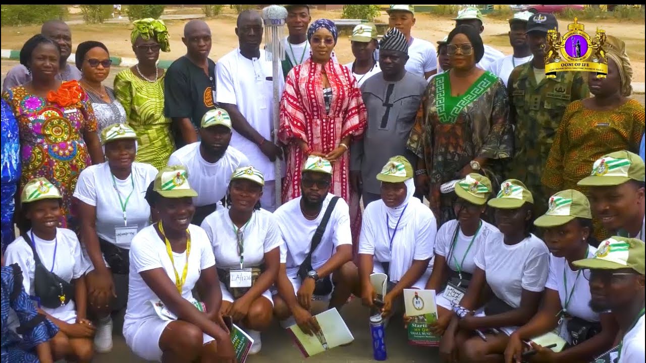 QUEEN RONKE VISITS NYSC CAMP TO DISCUSS SKILL ACQUISITION
