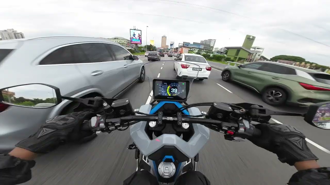 DAPAT CAKAP SAMBIL RIDE! | DJI ACTION 3 [4K] | ZONTES 368G MALAYSIA