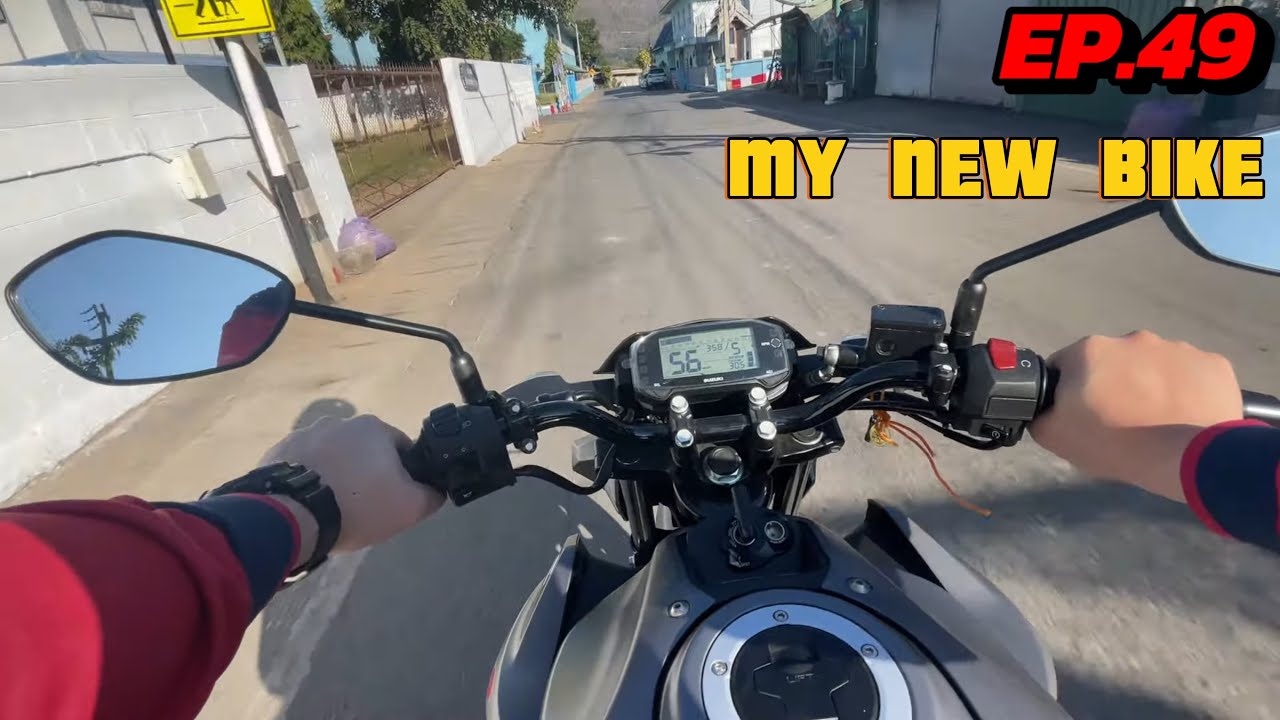 EP.49 | Suzuki GSX-150 | MY NEW BIKE - My first POV Ride [4K 60fps]