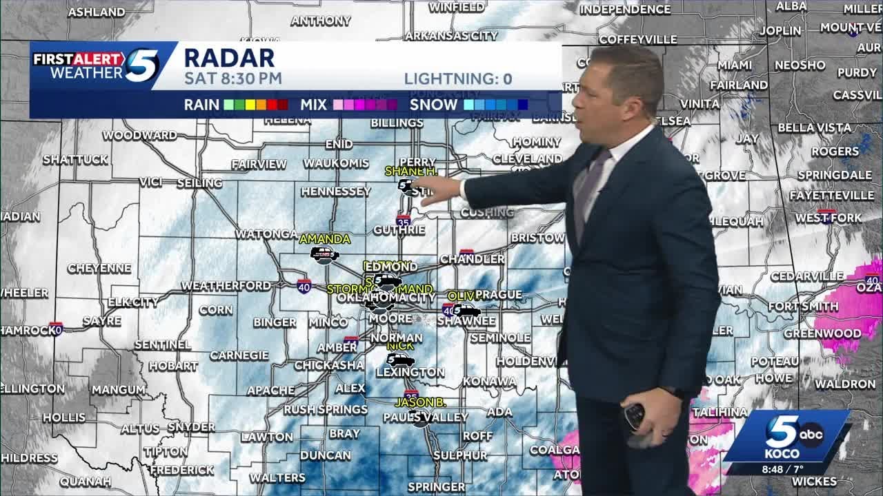 Oklahoma Winter Storm Update: Heavy snowfall continues to track across the state