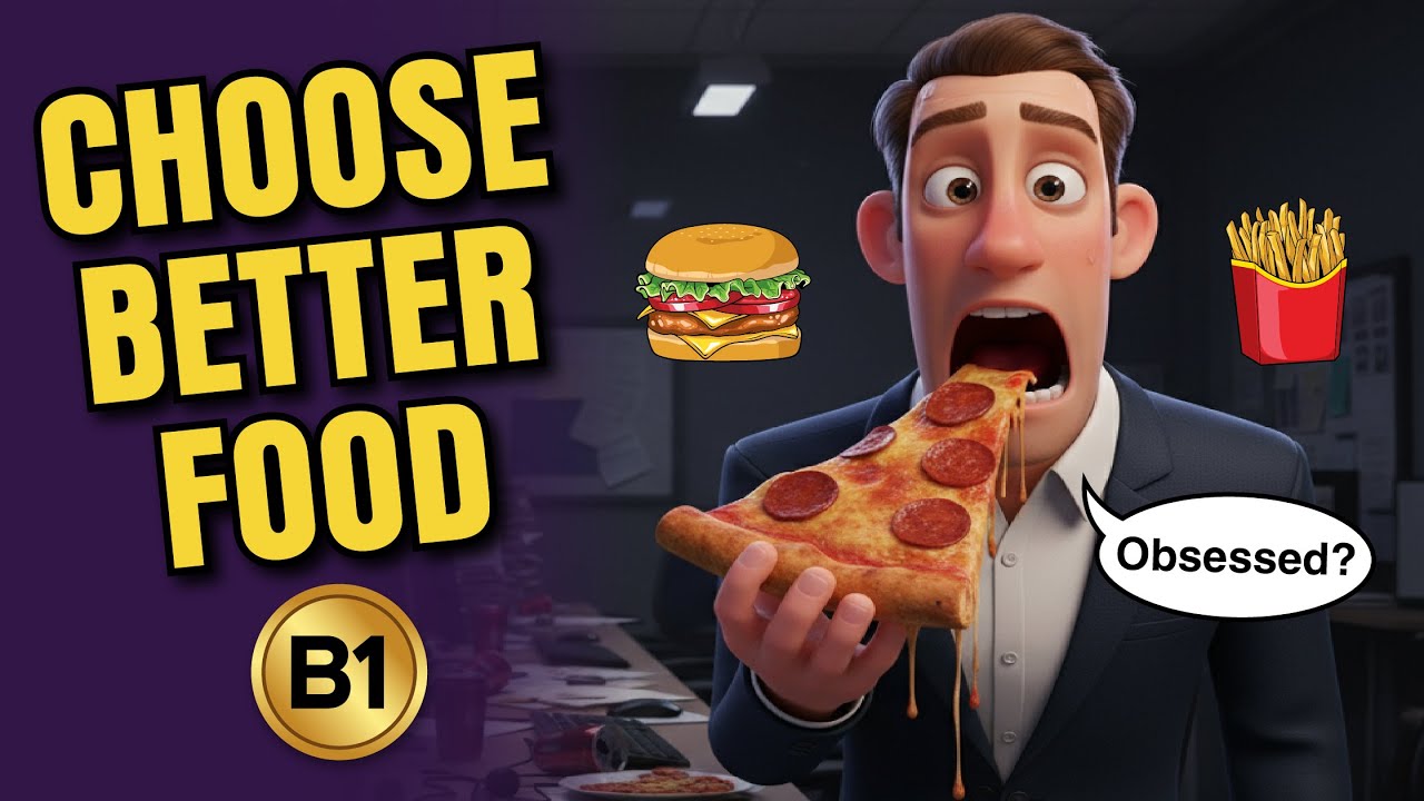Mark Learned to Eat Better: One Minute to Change (B1 English Story)