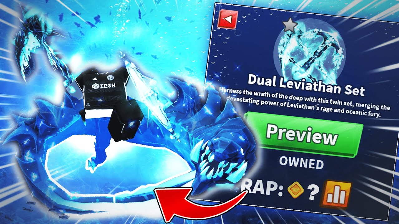 Spending $5,321,029 On The NEW DUAL LEVIATHAN PACK.. (Roblox Blade Ball)