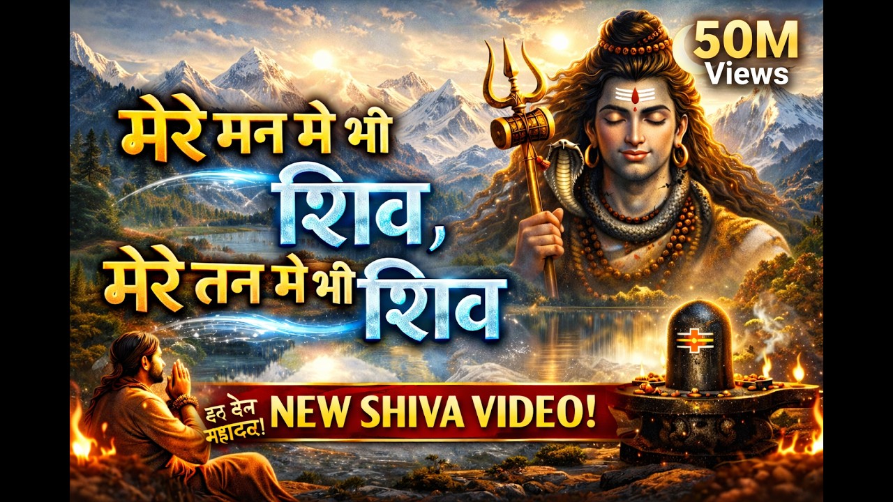 मेरे मन में भी शिव मेरे तन में भी शिव | Powerful Mahadev Bhajan 2026 | Har Har Mahadev 🔱| Shiv Dhun