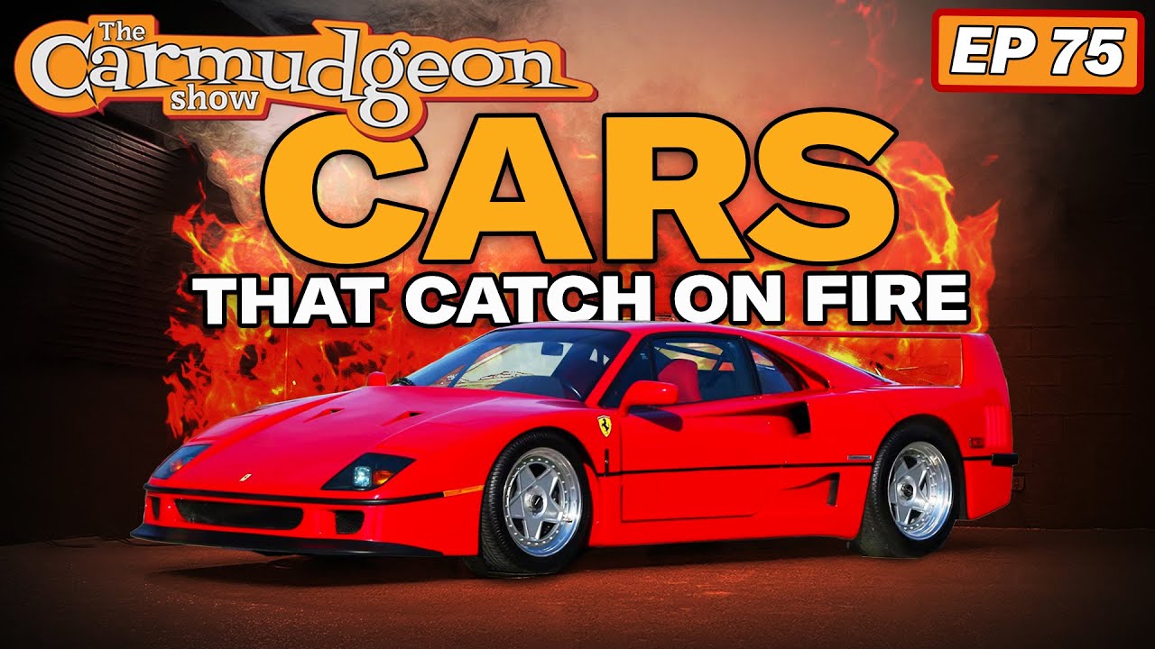 F is for Ferrari, Fiero...and FIRE! — The Carmudgeon Show with Cammisa and Derek from ISSIMI Ep. 75