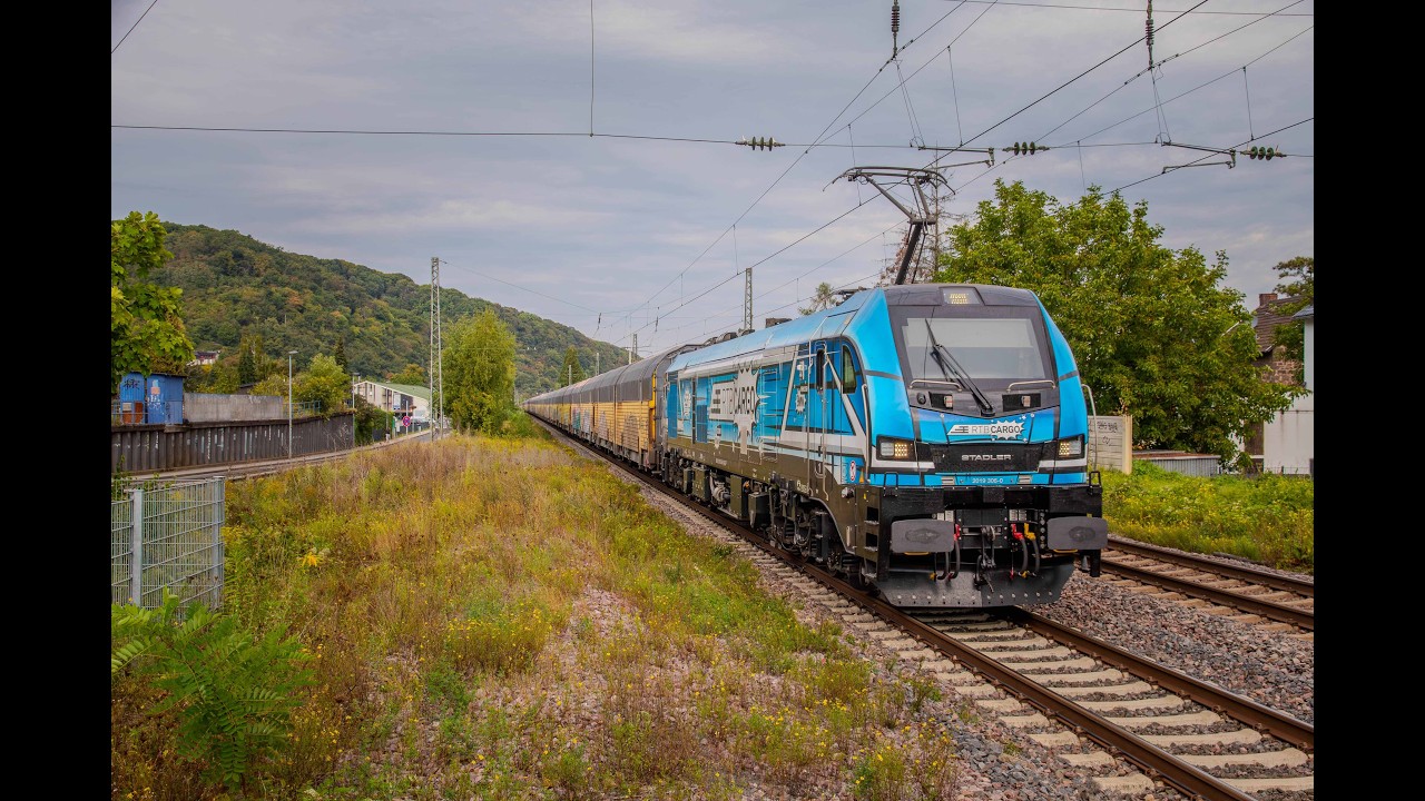 Bahnverkehr auf der Linker Rheinstrecke