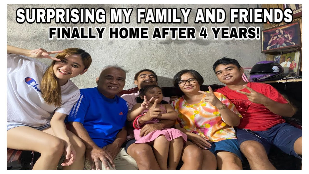 OFW Surprise Homecoming (Finally home after 4 years!) | Primie Dacutan