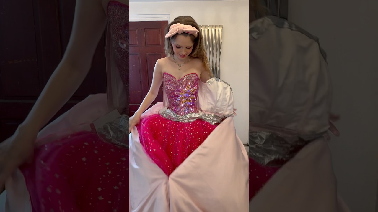 How to assemble your dream doll dress 🤩💖 #fashion #barbie #sewing #diy #cosplay #doll