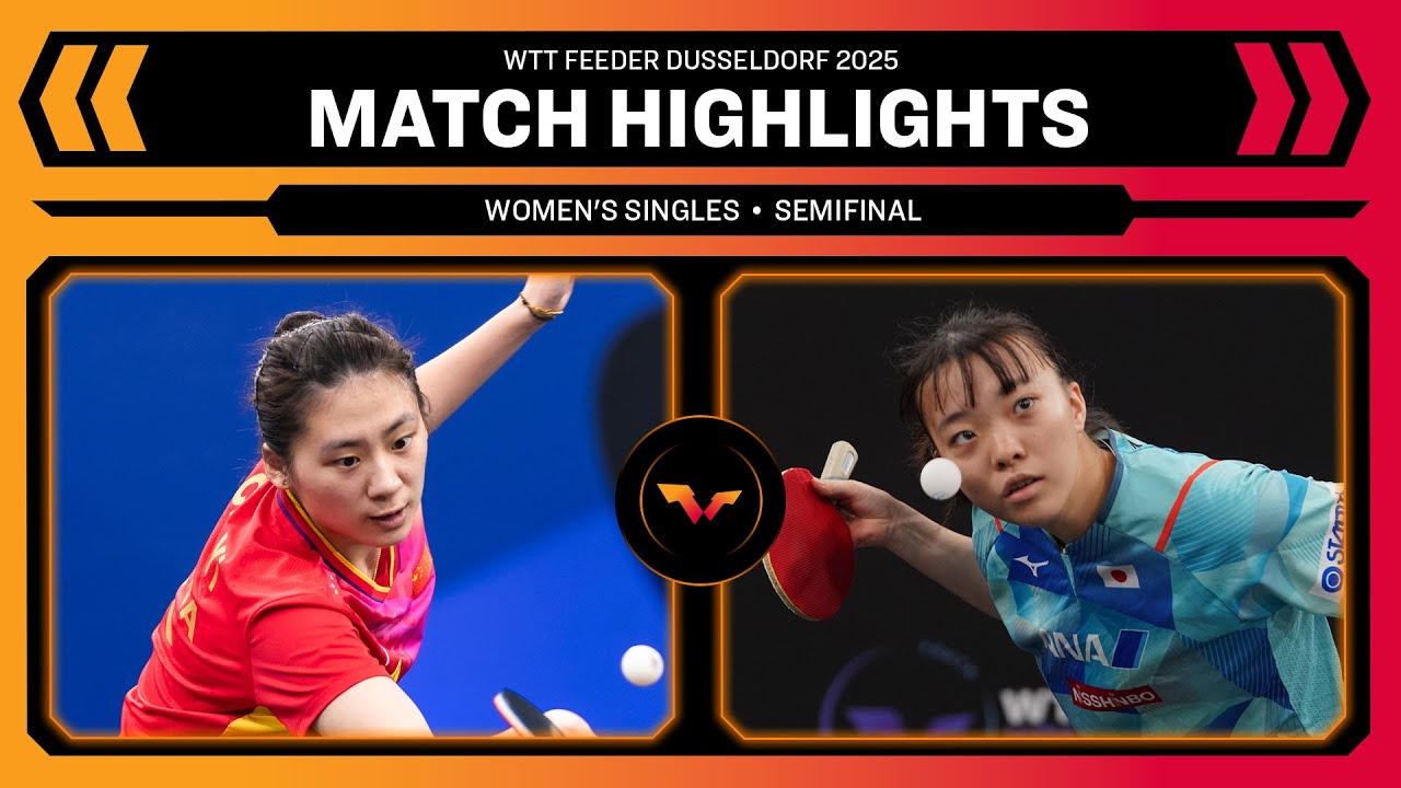 Chen Yi vs Yuna Ojio | WS SF | WTT Feeder Düsseldorf 2025