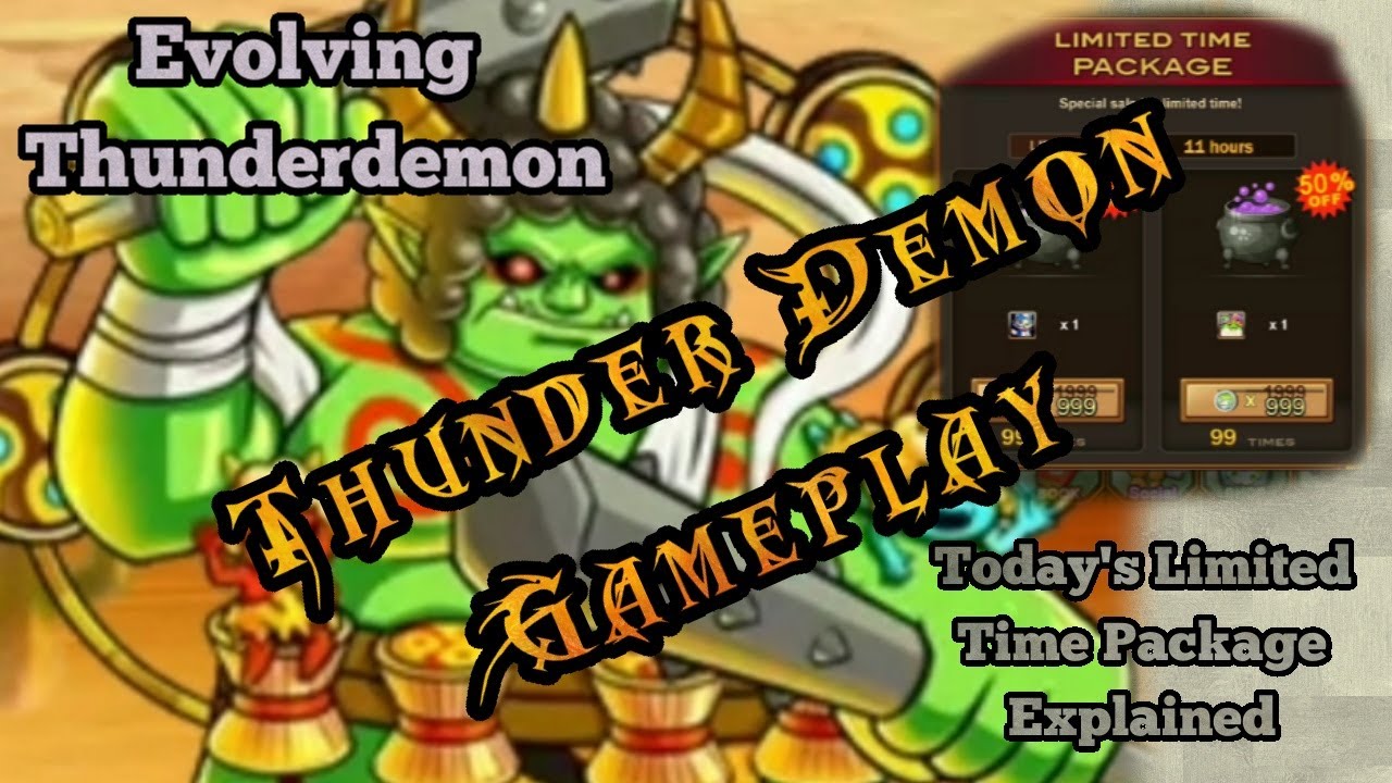 Today's Offer explanation + Evolving Thunder Demon and Gameplay- 28/7/2021