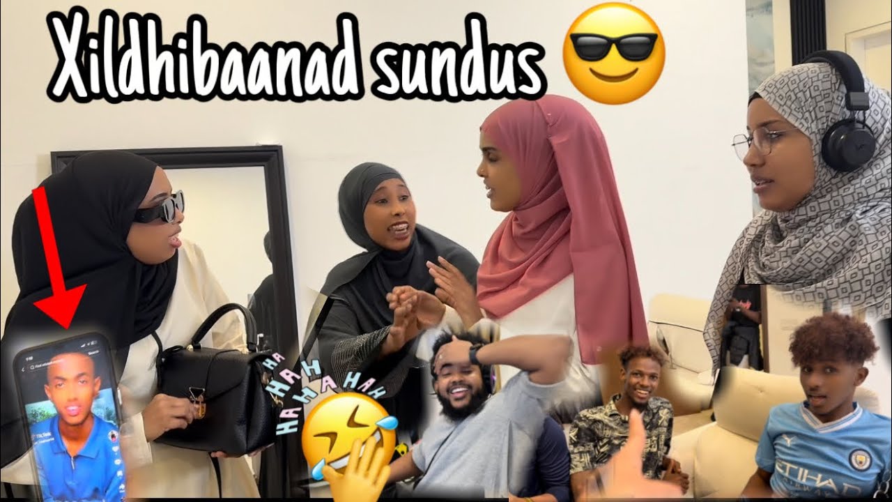 XILDHIBAANAD SUNDUS OO WACDARO KA DHIGTAY CAMERADA GADAASHEDA QOSOLKA ADUUNKA🤣🤸‍♀️