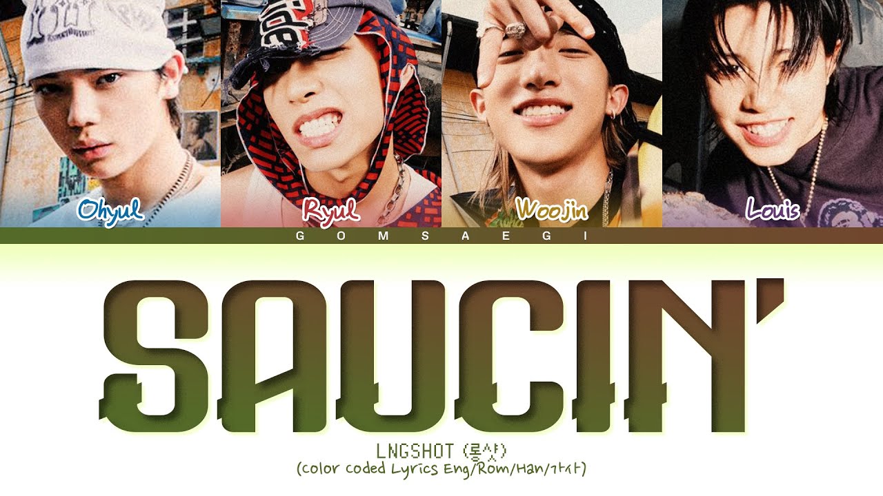 LNGSHOT 'Saucin'' Lyrics (Color Coded Lyrics)