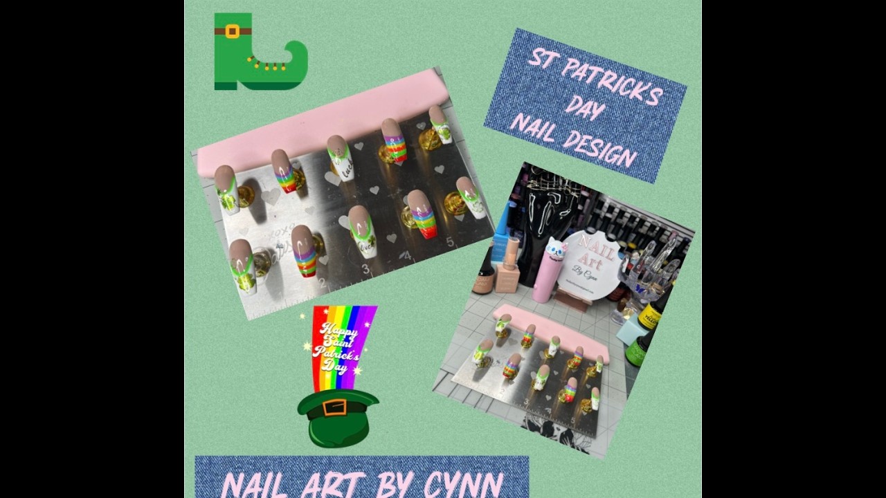Join Me...Let's Make St Patrick's Day Nail Art Design 3 8 26