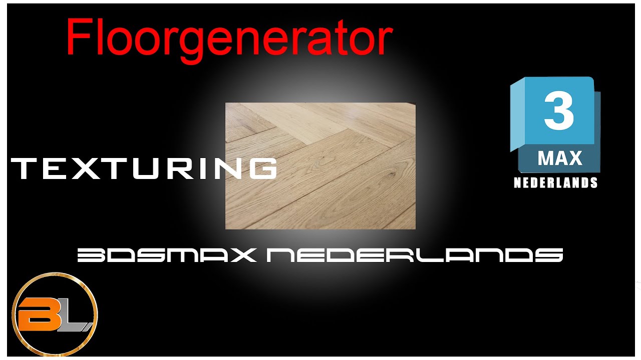 Floorgenerator Texturing in 3ds Max | Nederlands Tutorial