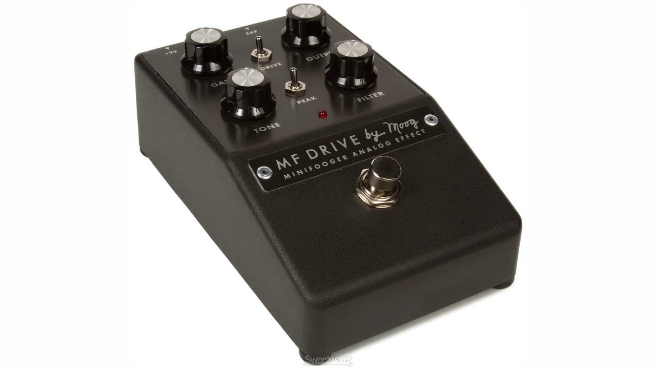 Moog MF Drive Minifooger Overdrive Pedal Review - Sweetwater Sound