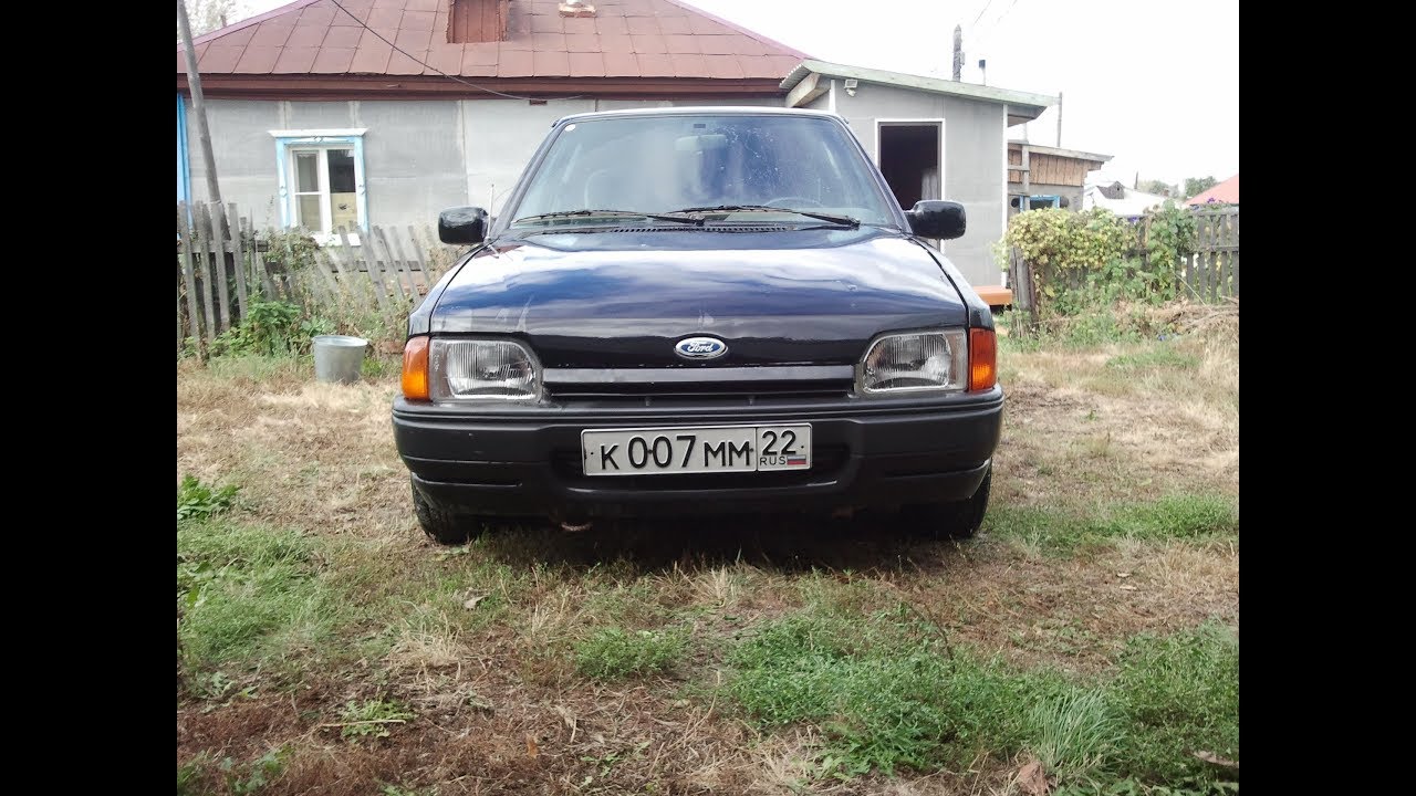 Ford Escort, обзор и первый запуск после простоя