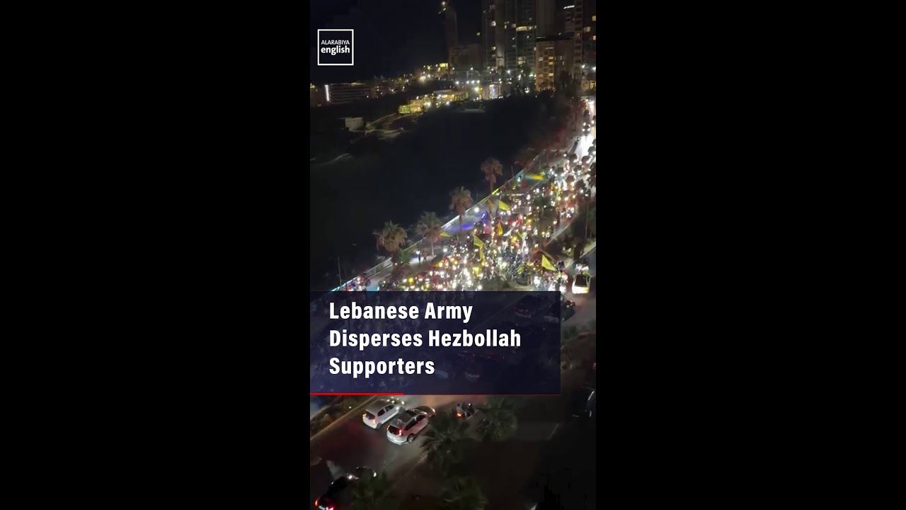 Lebanese Army Disperses Hezbollah Supporters