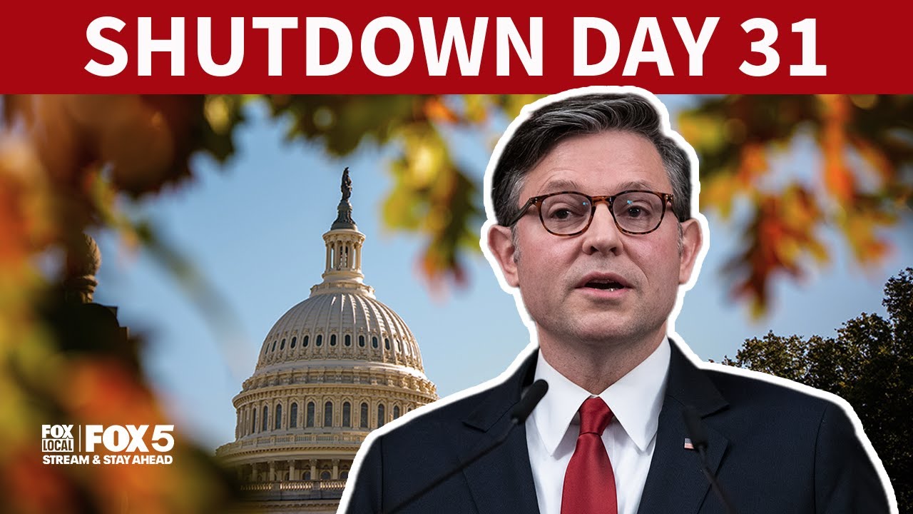FULL: Speaker Johnson, GOP leaders speak on day 31 of government shutdown | FOX 5 DC