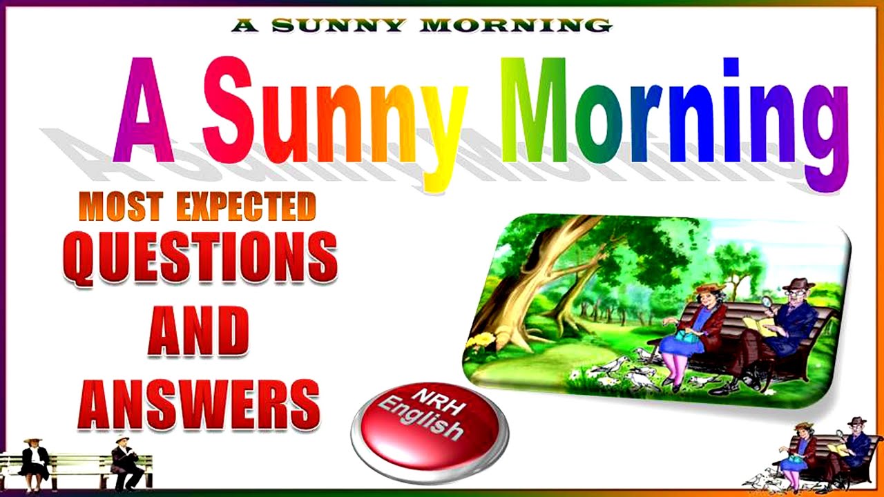 A SUNNY MORNING [QUESTIONS AND ANSWERS]