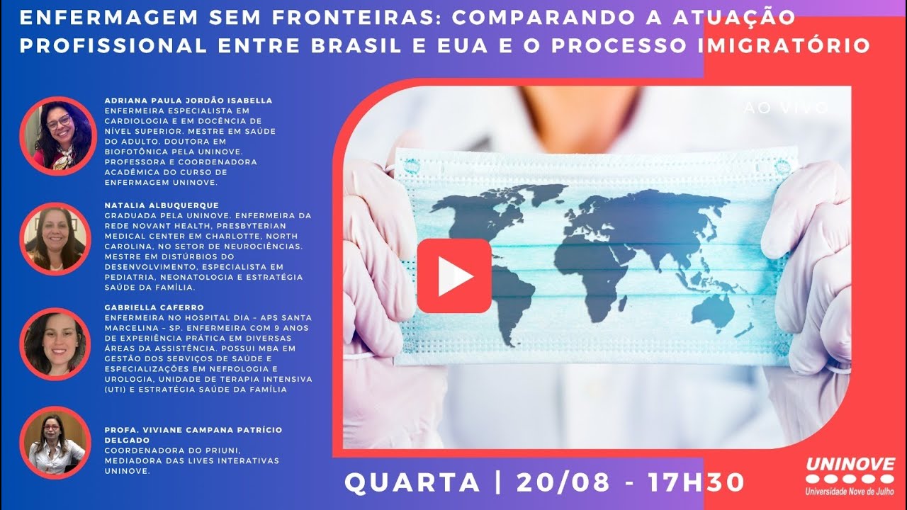 UNINOVE LIVE - ENFERMAGEM SEM FRONTEIRAS